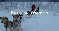 Desktop Screenshot of extremehuskies.com